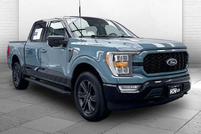 2023 Ford F-150 XL in Blue — front three-quarter view