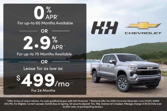 2026 Chevrolet Silverado 1500 — side profile view