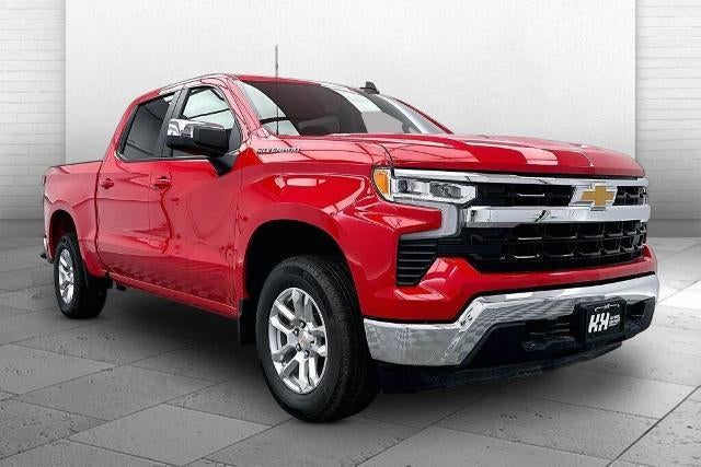 2026 Chevrolet Silverado 1500 LT (2FL) in Red Hot — front three-quarter view