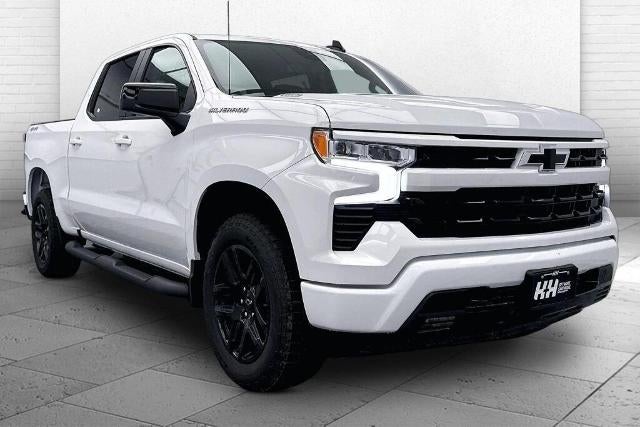 2026 Chevrolet Silverado 1500 RST in Summit White — front three-quarter view