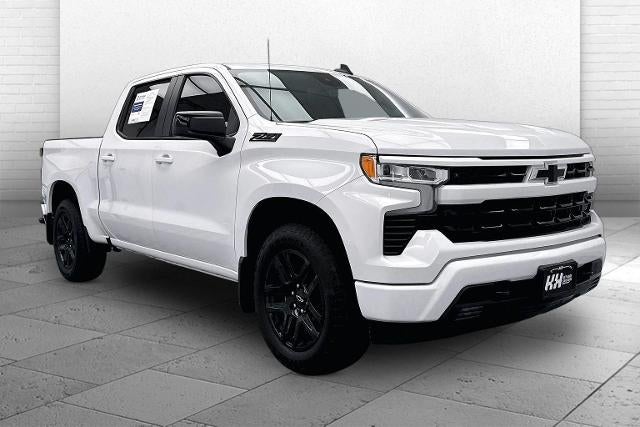2024 Chevrolet Silverado 1500 RST in Summit White — front three-quarter view