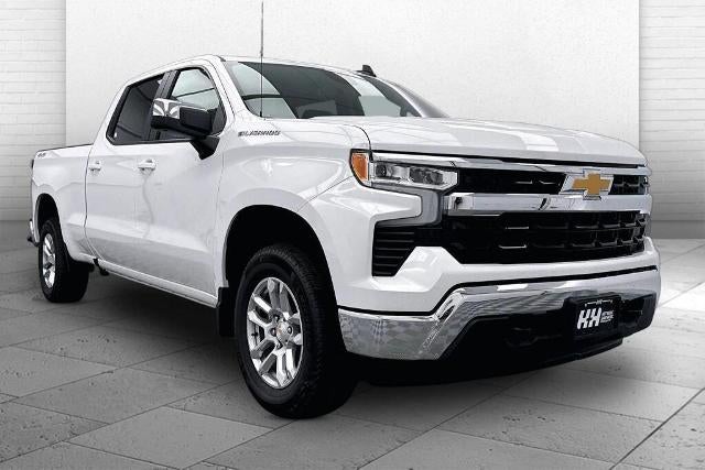 2026 Chevrolet Silverado 1500 LT in Summit White — front three-quarter view