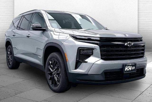 2026 Chevrolet Traverse LT in Sterling Gray Metallic — front three-quarter view