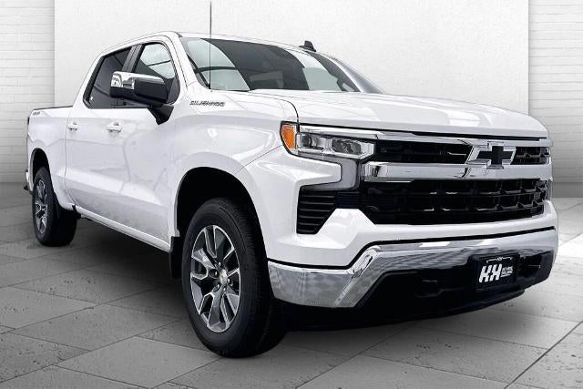 2026 Chevrolet Silverado 1500 LT in Summit White — front three-quarter view