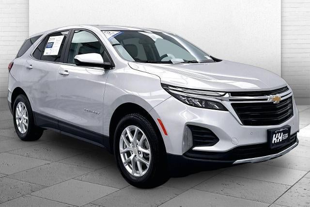 2022 Chevrolet Equinox LT in Silver Ice Metallic — front three-quarter view