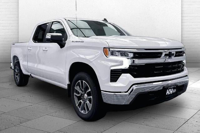 2026 Chevrolet Silverado 1500 LT in Summit White — front three-quarter view