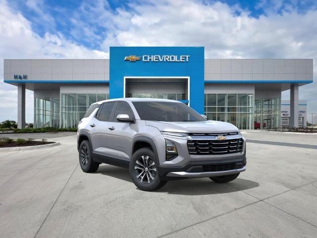 2027 Chevrolet Equinox LT in Sterling Gray Metallic — front three-quarter view
