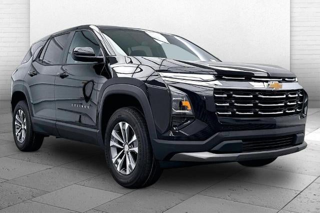 2027 Chevrolet Equinox LT in Mosaic Black Metallic — front three-quarter view