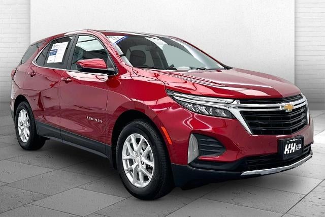 2023 Chevrolet Equinox LT in Radiant Red Tintcoat — front three-quarter view