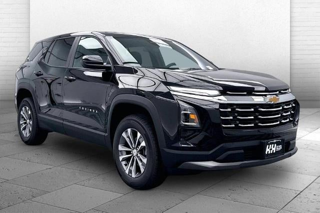2027 Chevrolet Equinox LT in Mosaic Black Metallic — front three-quarter view
