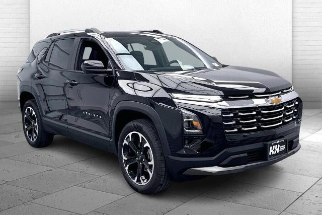 2026 Chevrolet Equinox LT in Mosaic Black Metallic — front three-quarter view