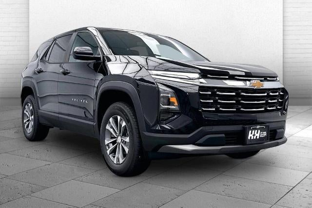 2026 Chevrolet Equinox LT in Mosaic Black Metallic — front three-quarter view