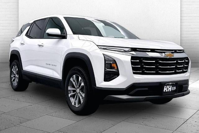 2026 Chevrolet Equinox LT in Summit White — front three-quarter view