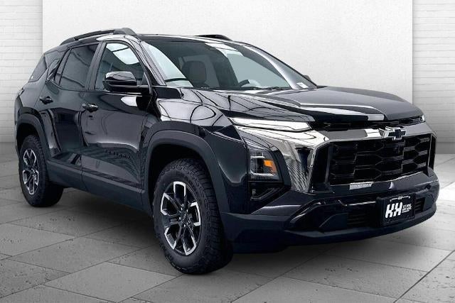 2027 Chevrolet Equinox ACTIV in Mosaic Black Metallic — front three-quarter view