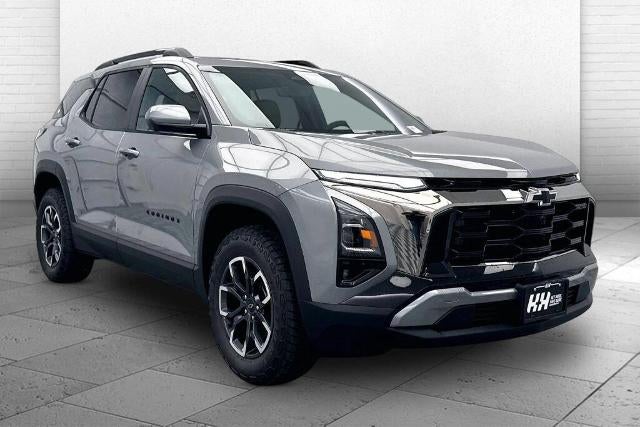2027 Chevrolet Equinox ACTIV in Sterling Gray Metallic — front three-quarter view