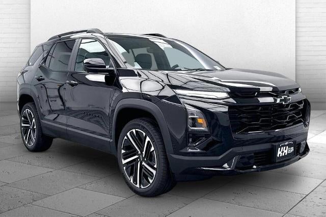 2027 Chevrolet Equinox AWD RS in Mosaic Black Metallic — front three-quarter view