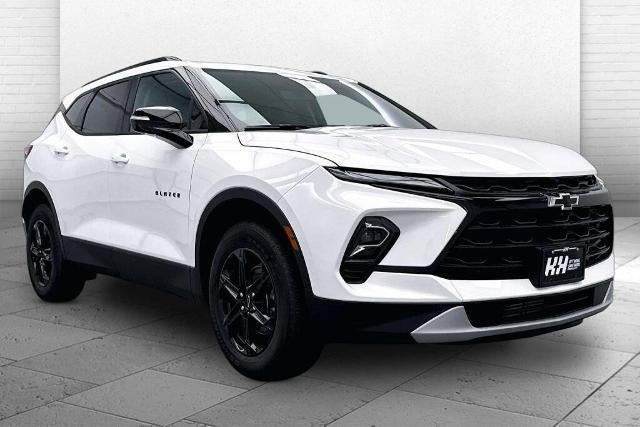 2026 Chevrolet Blazer 3LT in Summit White — front three-quarter view
