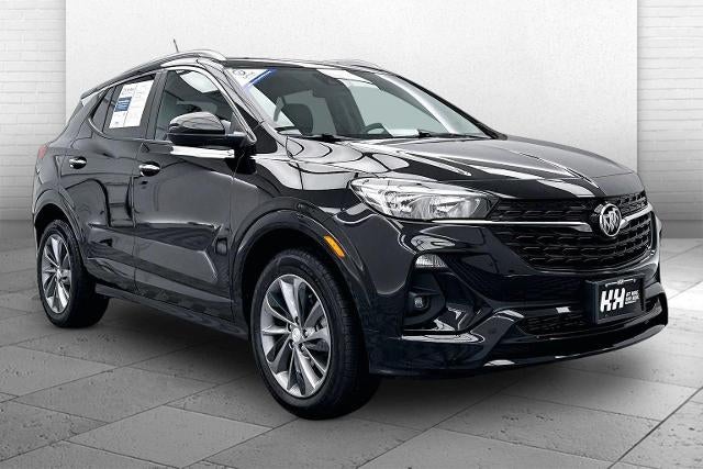 2023 Buick Encore GX Select in Ebony Twilight Metallic — front three-quarter view