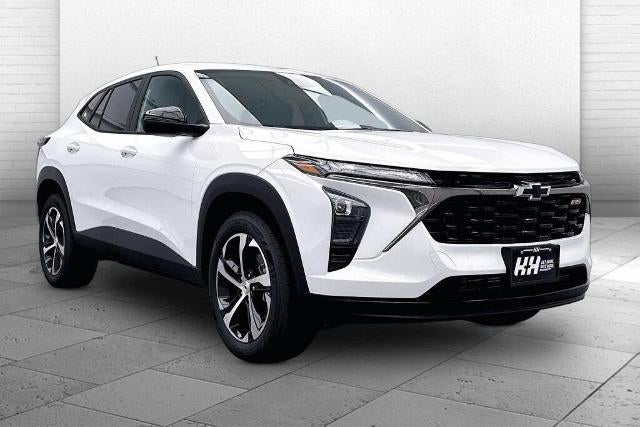 2026 Chevrolet Trax 1RS in Summit White — front three-quarter view