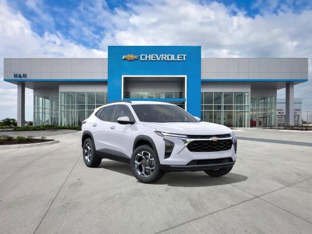 2026 Chevrolet Trax LT in Summit White — front three-quarter view