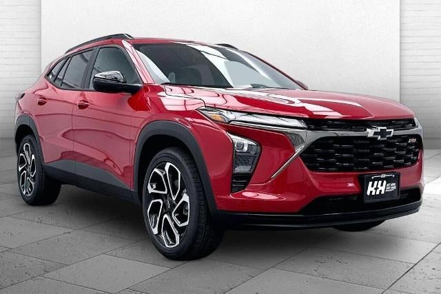 2026 Chevrolet Trax 2RS in Apex Red — front three-quarter view