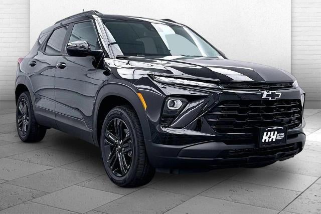2026 Chevrolet Trailblazer LT in Mosaic Black Metallic — front three-quarter view